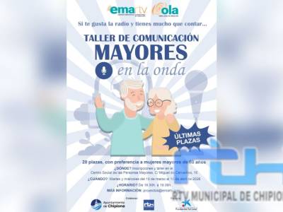 Una veintena de personas inician esta tarde el taller ‘Mayores En La Onda’ con el que Radio Chipiona y EMA-RTV fomentan el envejecimiento activo
