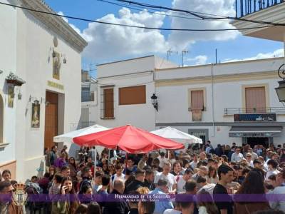 La Hermandad del Santo Entierro de Alcalá del Río,intensifica su preparación para el Viernes Santo con un ensayo conjunto