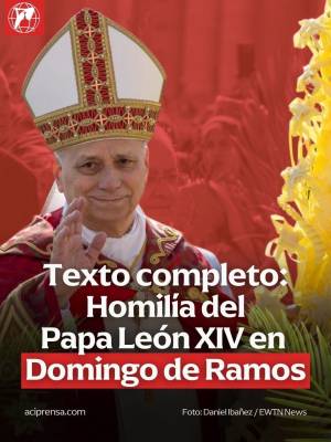 Domingo de Ramos con el Papa León XIV. Comienza la Semana Santa 2026.
