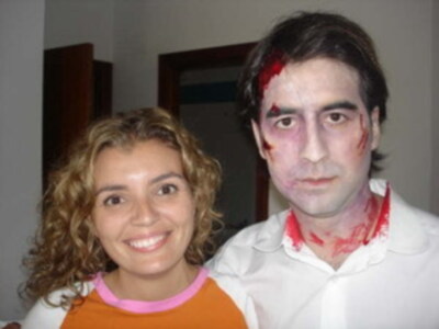 Paz de Alarcon, y Alvaro Prado, pareja en el cine