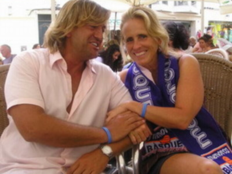 Mercedes Mila y presidente del Menorca