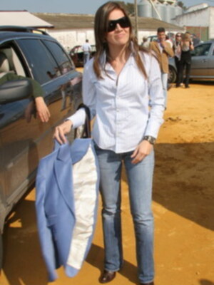  Virginia Trocone, embarazada, sigue yendo a ver torear al Cordobes