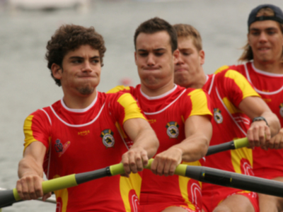 Sergio Iglesias consigue doble oro y plata con la Selección Española en la Copa Juventud de remo