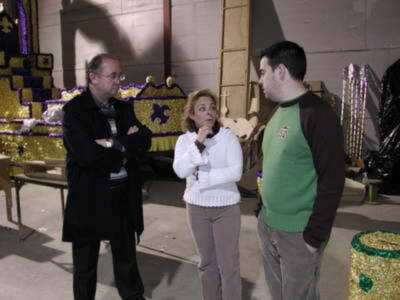 Gines: el Alcalde comprobó la buena marcha de los preparativos de la próxima Cabalgata de Reyes