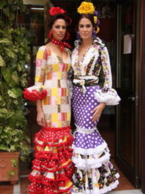 La sevillana Pilar Vera viste a Natalia Zabala, Miss España