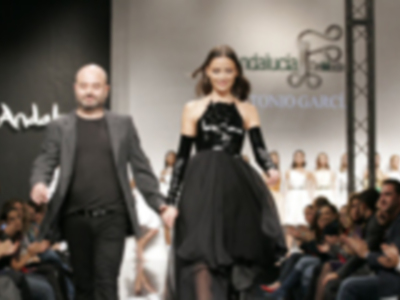 El diseñador sevillano Antonio García, en la Russian Fashion Week