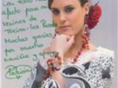Patricia García agradece el apoyo de los vecinos de Tocina y Los Rosales durante su paso por el concurso Se llama Copla de Canal Sur TV