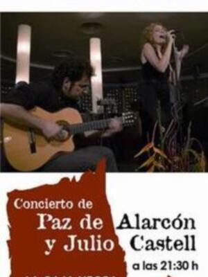 Este miércoles concierto en la Caja Negra de Paz de Alarcón y Julio Castell