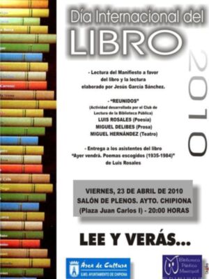 Convocados los actos conmemorativos del Día Internacional del Libro(Chipiona)