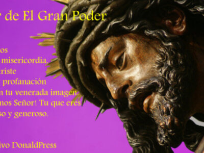 Violenta profanación y agresión al Señor del El Gran Poder de Sevilla. Nuestro Padre Jesús de El Gran Poder Señor de Sevilla ten misericordia de nosotros.