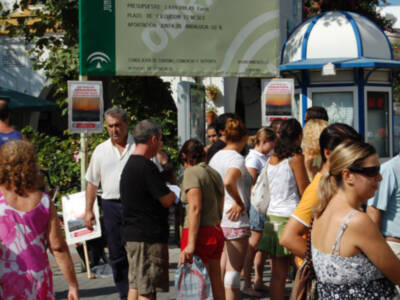 La plataforma comarcal Por un horizonte sin molinos continúa con su campaña de recogida de firmas y anuncia posibles movilizaciones(Chipiona)