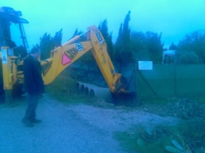 Agricultura realiza tareas puntuales de limpieza por las lluvias en el campo chipionero 