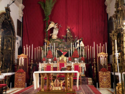 Galería del Altar y Solemne Quinario en honor de Ntro. Sr Jesucristo Orando en el Huerto de la Hermandad de Monte-Sión