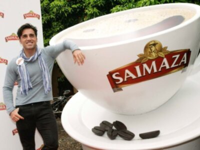 Saimaza y David Bustamante: la mejor forma de empezar el día