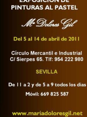 Exposición de pinturas al pastel a cargo de de María Dolores Gil. 
