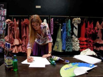 Laura Sánchez crea una colección de vestidos de inspiración flamenca para Ron Brugal con Sprite
