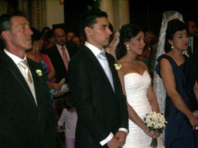Boda futbolística en Sevilla