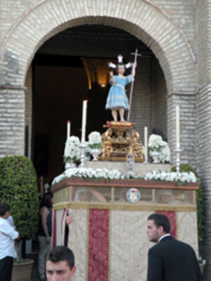 El Corpus de Saltera (Sevilla), procesiona desde el Siglo XVII el 15 de Agosto