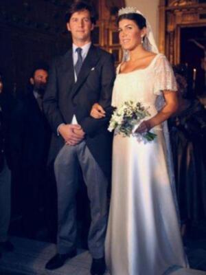 Cary Lapique y Ana Gamazo de boda en Sevilla