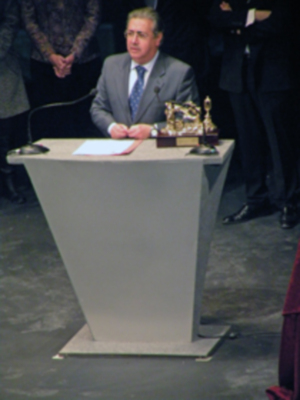 Premio del llamador del Canal sur Radio, a Maruja Vilches Trujillo