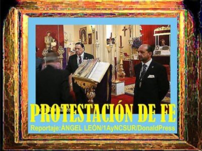 Éxito Rotundo Solemne Quinario en Honor y Gloria de Ntro. Padre Jesús de la Salud y Brillante Función Principal de Instituto con Misa de Comunión General y Protestación de Fe.