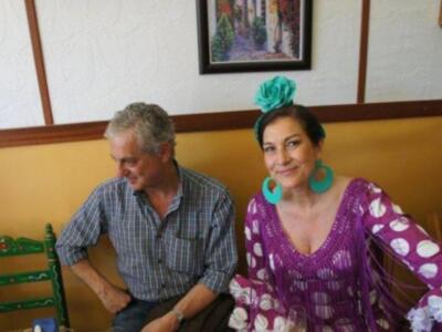 José Joaquín Gallardo disfrutan de la feria