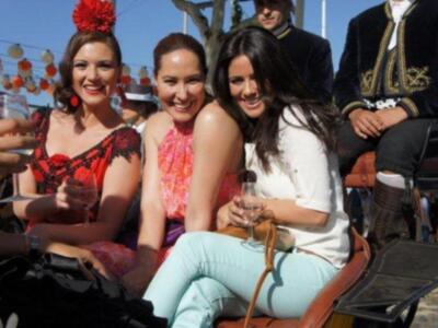 Numerosos personajes conocidos en Feria de Sevilla 2012