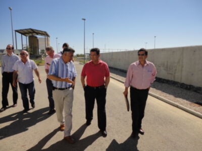 Firmada la recepción de la nueva depuradora de Chipiona