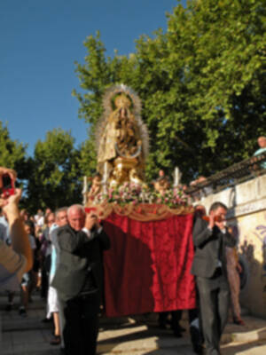 Procesión marinera de la virgen del Carmen de Calatrava.