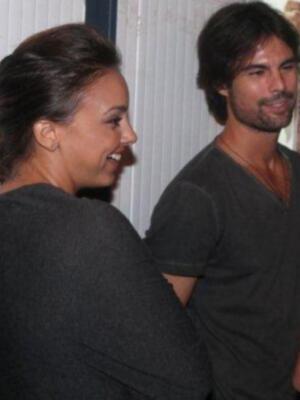 Chenoa con su novio Curi Gallardo, coincide con su ex, David de María