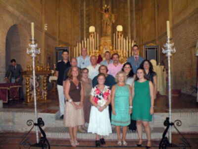 Sevilla. Antonio Melado Prado Pregono el XXVII Canto Poético a la Stma. Virgen de la Aurora. 