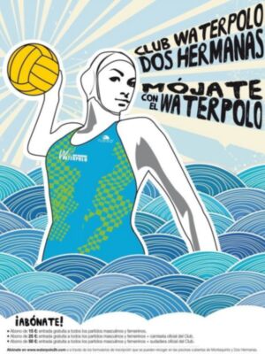 El C.W. Dos Hermanas-EMASESA repite con la campaña 'Mójate con el waterpolo'