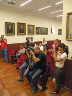 Sevilla. El Ateneo Sevillano presento los nuevos diseño de las carrozas de la cabalgata de Reye 2013.