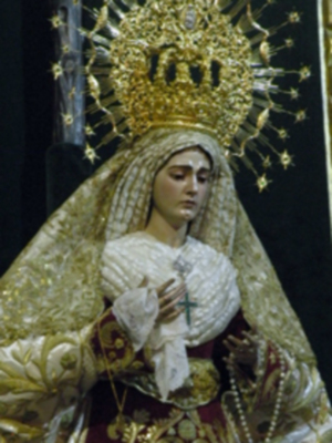 Provincia. Antonio Rendón.Solemne Función conmemorativa del XLI  Aniversario de la Coronación Canoníca de la Virgen de las Angustias de Alcalá del Río.