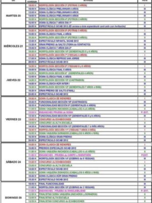 Así será el SICAB 2012. El Alcalde de Sevilla presidirá el acto inaugurar del Salón Internacional del Caballo hoy martes a las 20:00 horas.