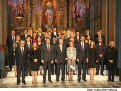 Los reyes y los príncipes en la inauguración de la cumbre iberoamericana