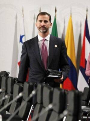 Los reyes y los príncipes en la inauguración de la cumbre iberoamericana