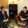 El Alcalde recibe en visita institucional al nuevo Almirante Jefe de la Base Naval de Rota(Chipìona)
