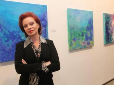 Paloma San Basilio expone por primera vez en Sevilla sus cuadros