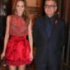 Sandra Ibarra junto a Juan Ramón Lucas, una mujer solidaria