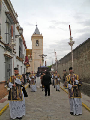 La Patrona de Rinconada culmino su estación de penitencia el Sábado Santo