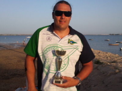 Javier Reja, en el Campeonato de Europa de aguas tranquilas