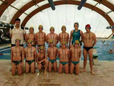 Subtítulo para el C.W. Dos Hermanas-EMASESA en la consolación de la Copa de Andalucía infantil
