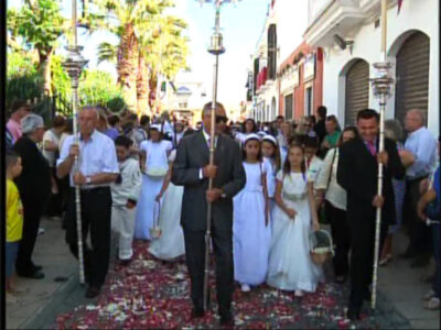 Hermandades y entidades ciudadanas colocarán cinco altares el domingo en el recorrido del Corpus Christi(Chipiona) 