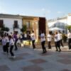 Diputación condena la violencia de género con flashmobs en cinco municipios de la provincia entre los que está Chipiona. 