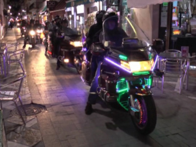 Las espectaculares motos Goldwin animan el fin de semana en Chipiona