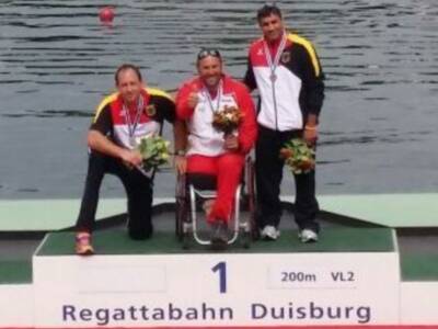 Primera medalla para Javier Reja en la Copa del Mundo de Duisburg