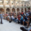Sevilla.Gran Desfile de modelo en  el Monasterio de San Jerónimo de Buena vista.