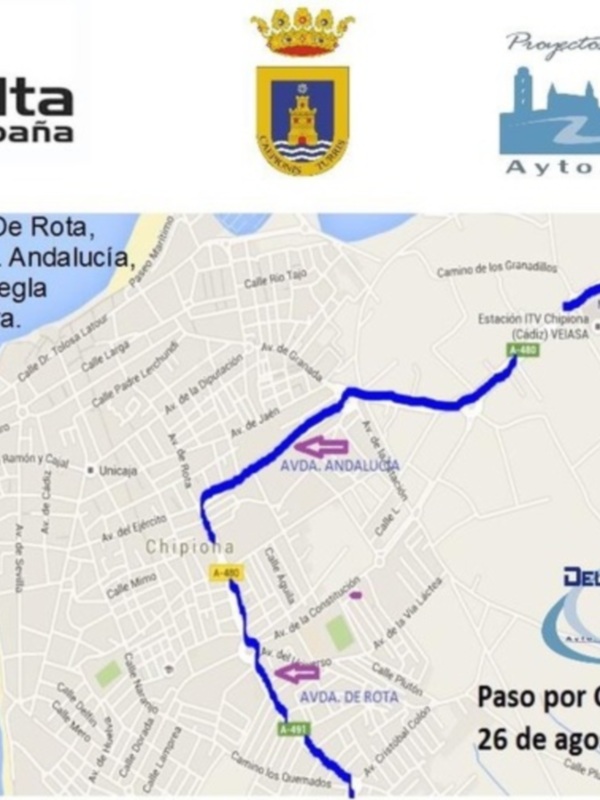 La Policía Local prohibirá el miércoles 26 el aparcamiento en el recorrido de la Vuelta a España por Chipiona