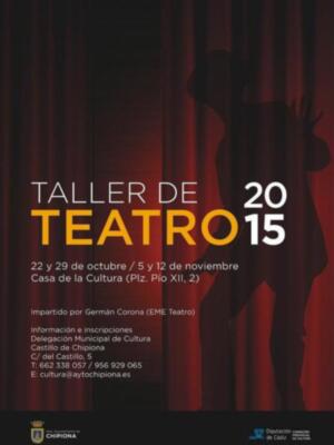 Estefanía Jurado anuncia un curso de iniciación al teatro que comenzará en octubre(Chipiona)